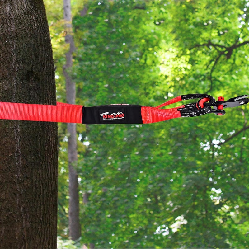 KING-PRO Recovery Snatch Strap 3" x 20ft, 33,000lbs Breaking Strength with 23% Elongation, 100% Nylon Kinetic Towing Strap with Storage Bag for Truck SUV ATV Off Road - Image 5
